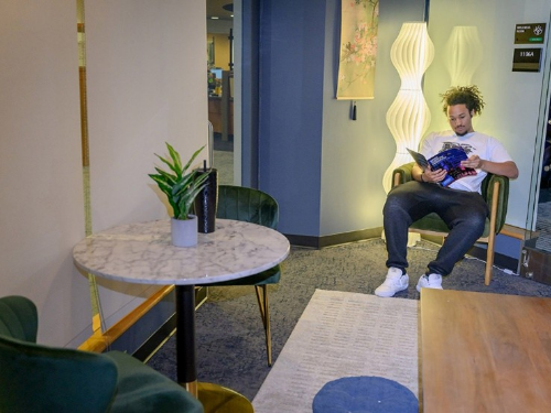 Relaxation Station lobby